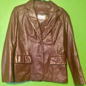 Vintage Leather Jacket-Montgomery Ward The Tannery